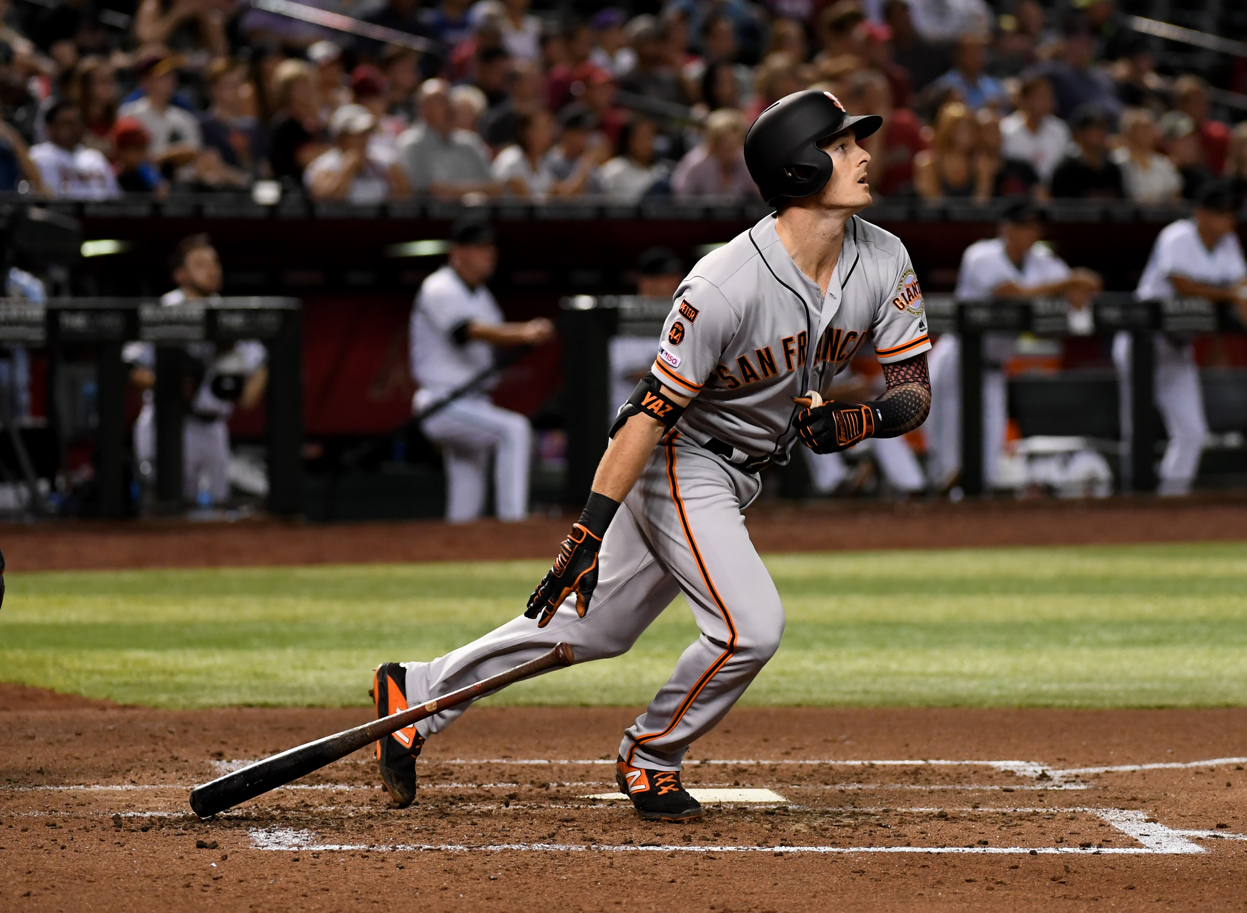 Mike Yastrzemski of the San Francisco Giants